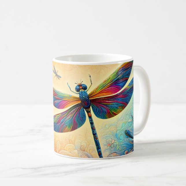 The Dragonfly's Journey  Coffee Mug (Front Right)