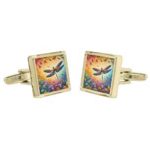 The Dragonfly's Journey Cufflinks