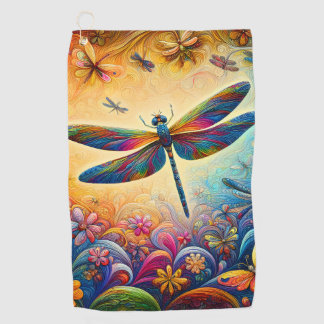 The Dragonfly's Journey  Golf Towel