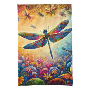 The Dragonfly's Journey  Kitchen Towel