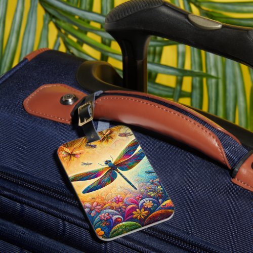 The Dragonflys Journey  Luggage Tag