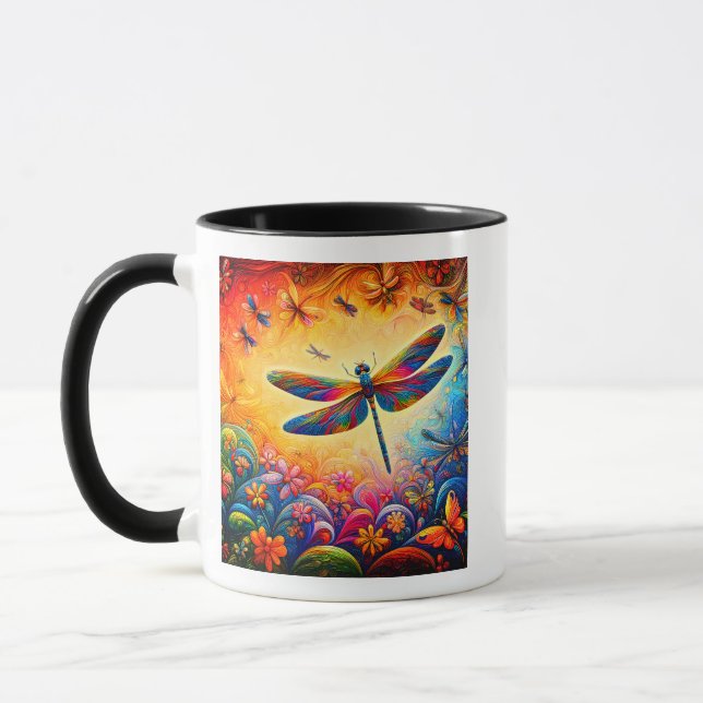The Dragonfly's Journey  Mug (Left)
