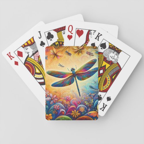 The Dragonflys Journey  Playing Cards