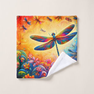 The Dragonfly's Journey  Wash Cloth