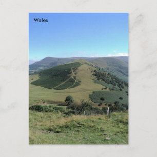 The Dragons Back, The Brecon Beacons, Wales Postcard