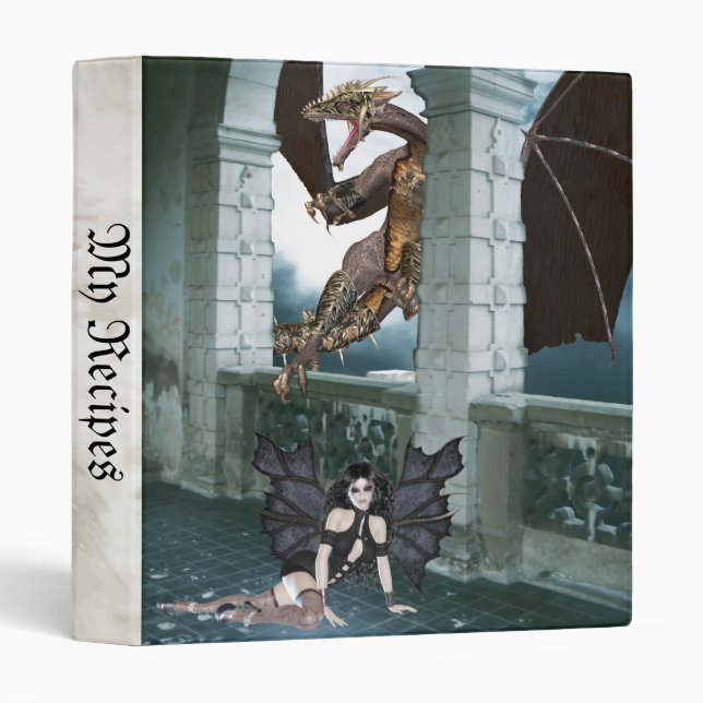 The Dragon's Lair 3 Ring Binder (Front/Spine)