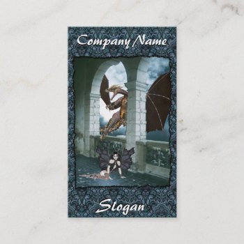 The Dragon's Lair Business Card by Fantasy_Gifts at Zazzle