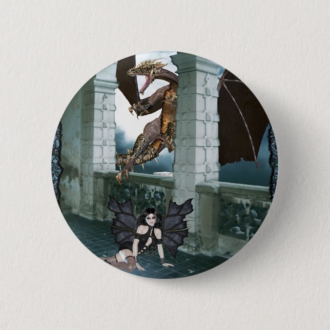 The Dragon's Lair Button (Front)