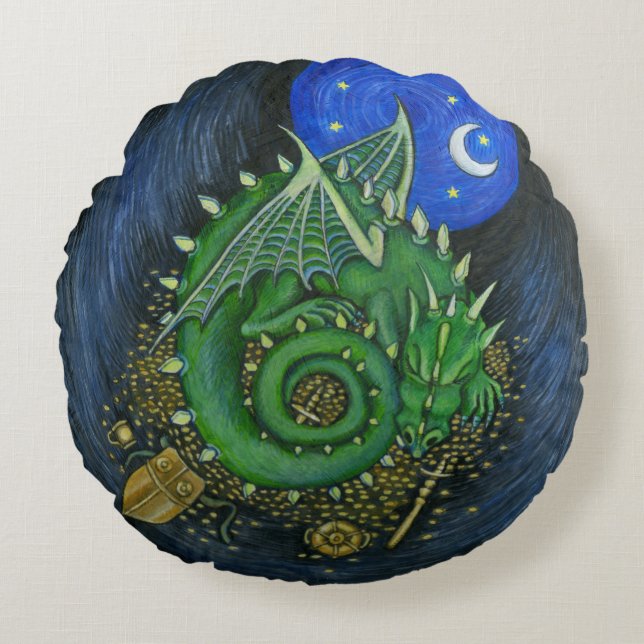 The Dragon's Lair Pillow (Front)