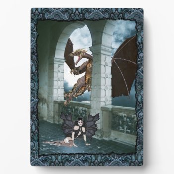 The Dragon's Lair Plaque by Fantasy_Gifts at Zazzle