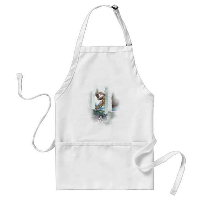 The Dragon's Lair Vignette Adult Apron (Front)