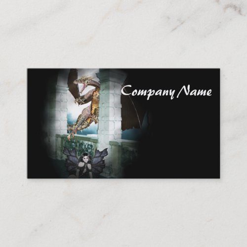 The Dragons Lair Vignette Business Card