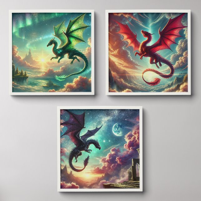 The Dragons Peel And Stick Photo Tile (Front Set)