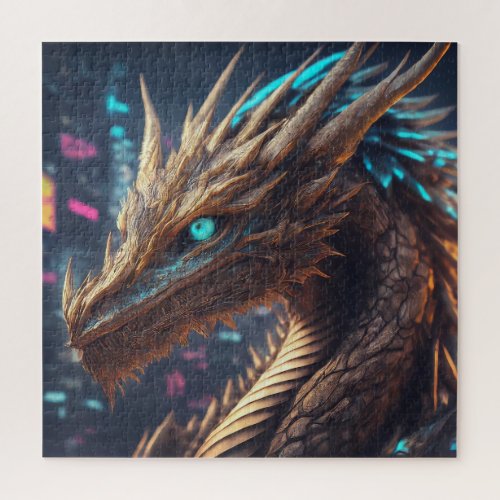 The Dragons Stare Jigsaw Puzzle
