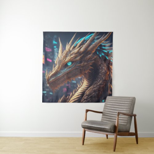 The Dragons Stare Tapestry