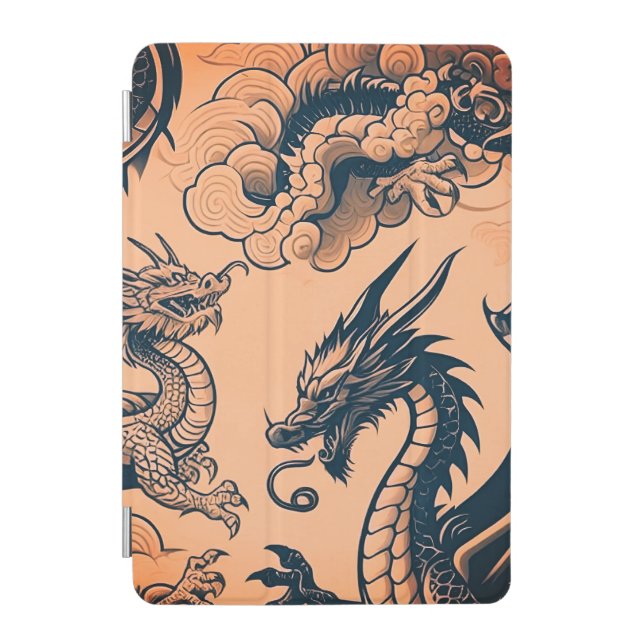 The Dragons War Orange Skies iPad Mini Cover (Front)