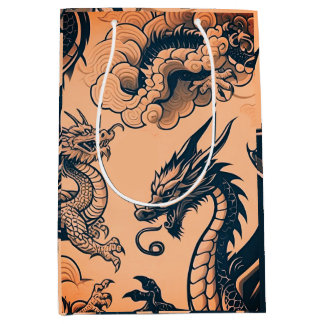 The Dragons War Orange Skies Medium Gift Bag