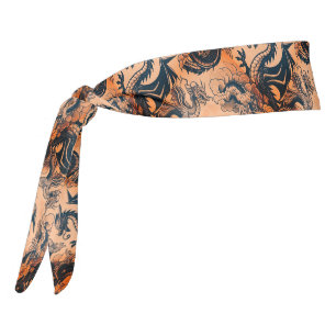 The Dragons War Orange Skies Tie Headband