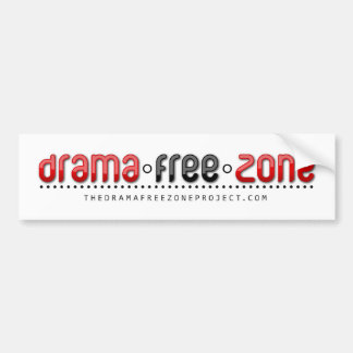 The Drama Free Zone Bumper Sticker