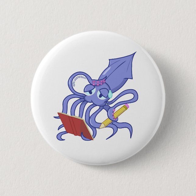 The Drawing Calamari Button (Front)