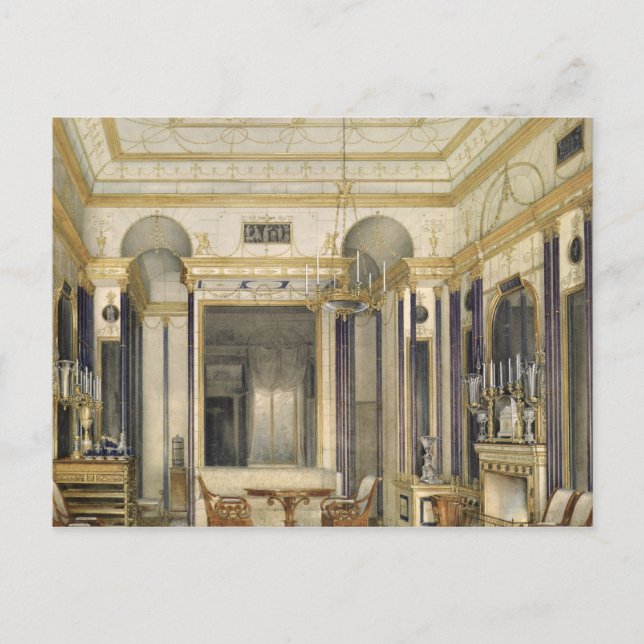 The Drawing Room of the Empress Maria Postcard (Front)