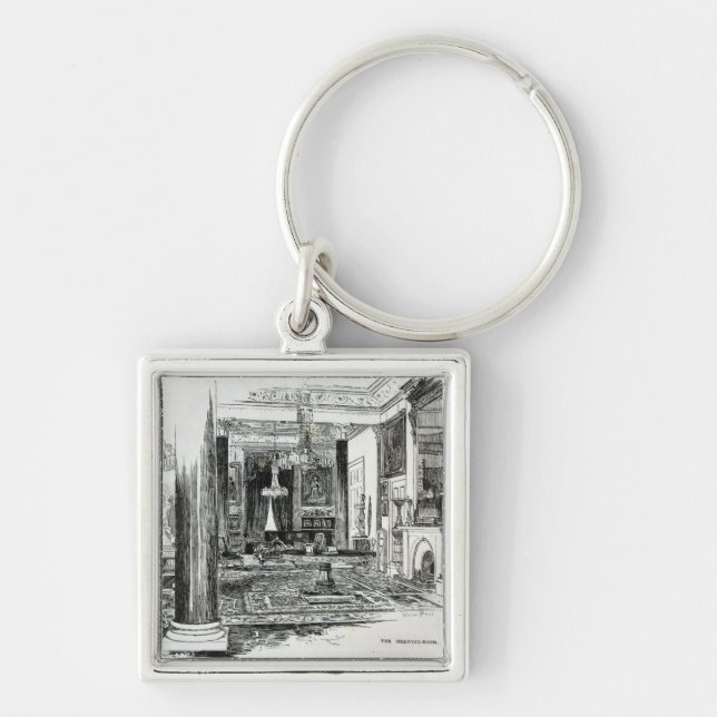 The Drawing Room, Osborne House Keychain (Front)