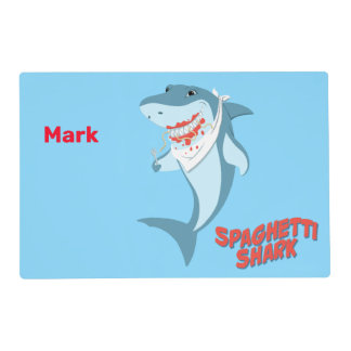 The Dread Spaghetti Shark Personalized Placemat