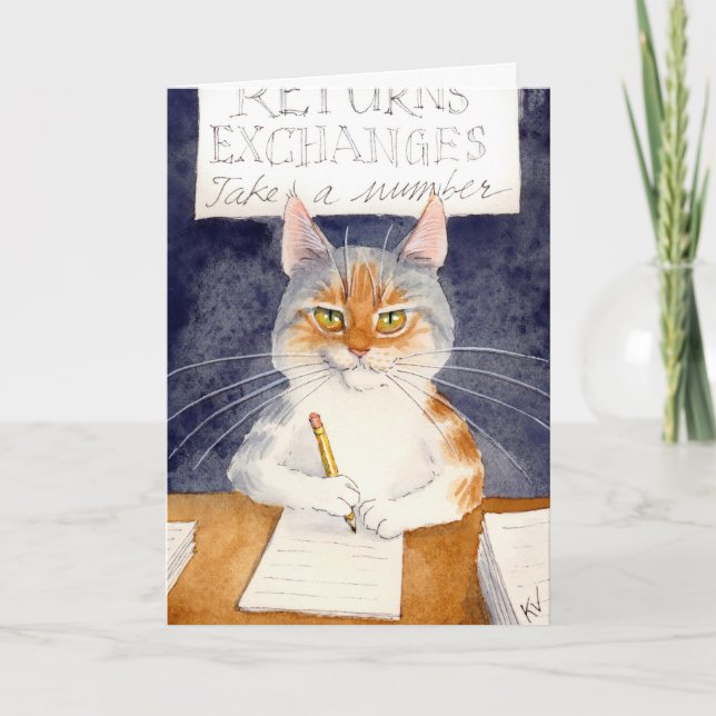 The dreaded Return Department Holiday Card (Front)