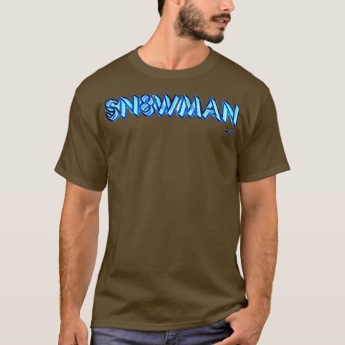 The Dreaded Snowman Hipster Golf T_Shirt