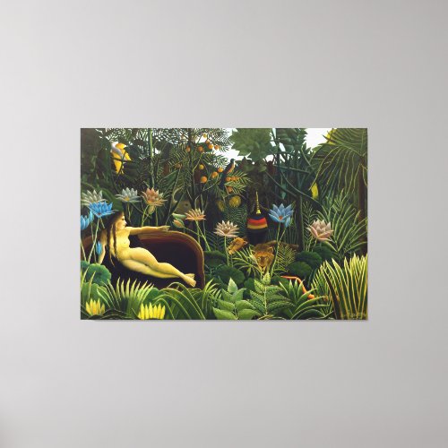 The Dream by Henri Rousseau 1910 Canvas Print