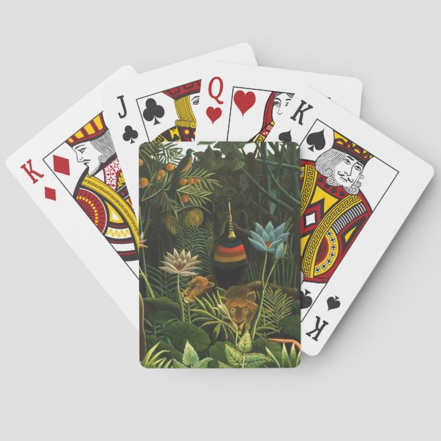 The Dream, Henri Rousseau Fine Art Poker Cards (Back)