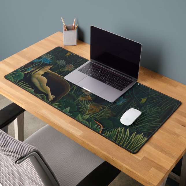 The Dream (Le Reve Exotique) by Henri Rousseau Desk Mat (Office 2)