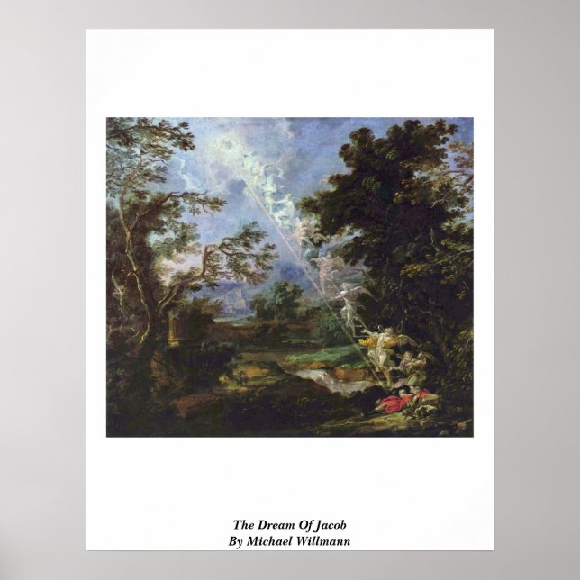The Dream Of Jacob By Michael Willmann Poster (Front)