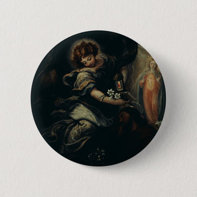 The Dream of Saint Joseph Button (Front)