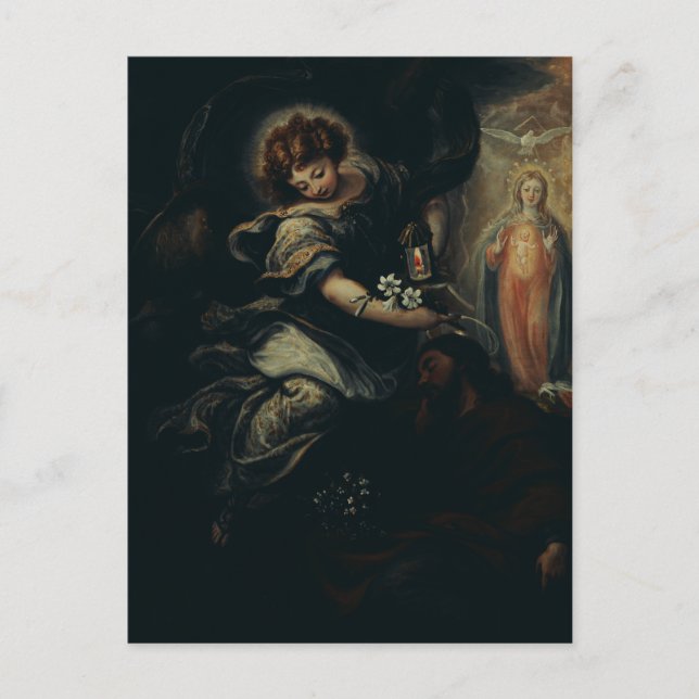 The Dream of Saint Joseph Postcard (Front)