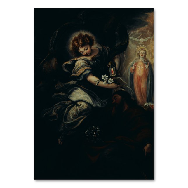 The Dream of Saint Joseph Table Number (Front)