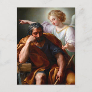 The Dream of St. Joseph by Mengs (1774) Postcard