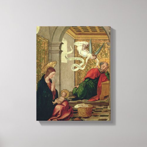The Dream of St Joseph c1535 Canvas Print