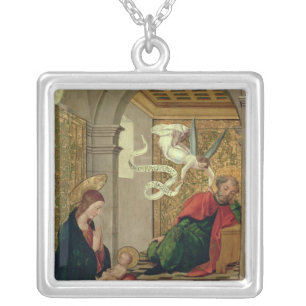 The Dream of St. Joseph, c.1535 Silver Plated Necklace