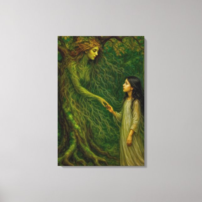 "The Dream of Sylvaine” – A Time To Say Farewell Canvas Print (Front)
