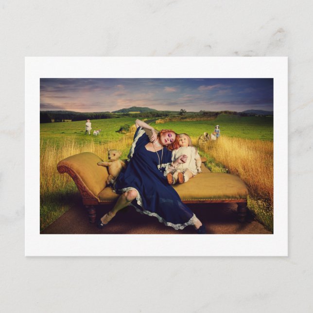 The dream - surreal toys any occasion or birthday postcard (Front)