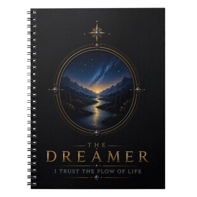 The Dreamer Archetype Self-Discovery Notebook (Front)