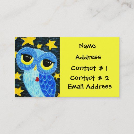 Customizable The Dreamer Personal Namecard Business Cards