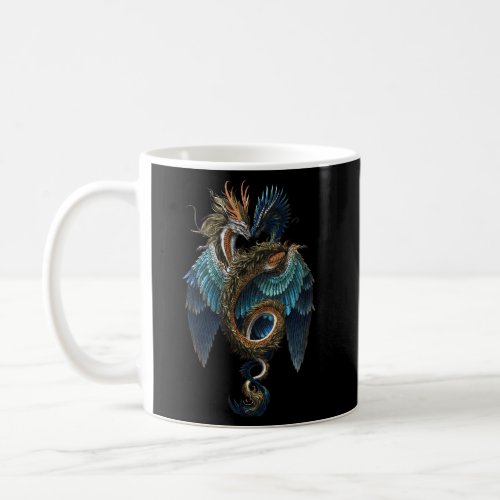 The Dreaming Dragon Snuggling Dragons Coffee Mug