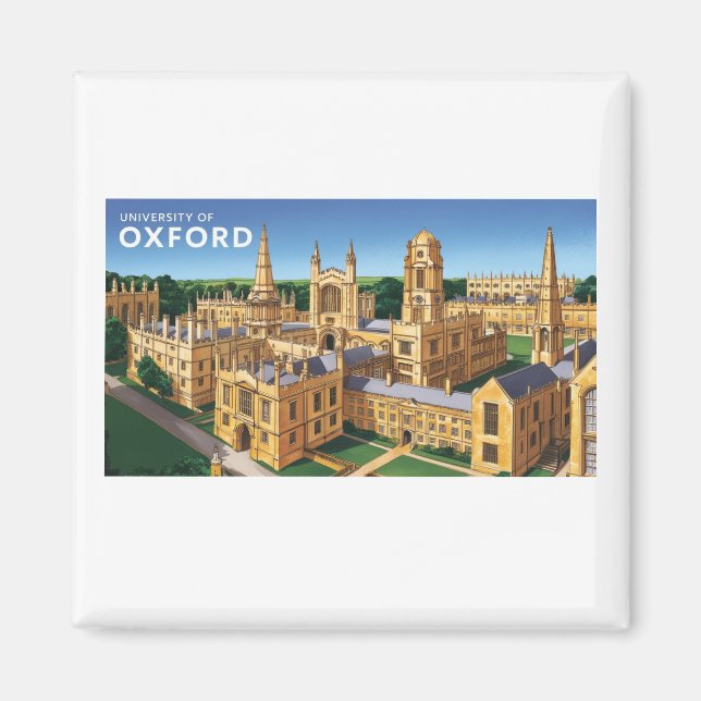 The Dreaming Spires of Oxford Magnet (Front)