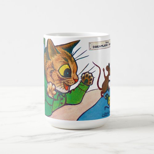 The Dreamland Mascot Louis Wain Coffee Mug