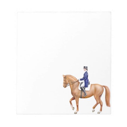 The Dressage Horse Equestrian Notepad