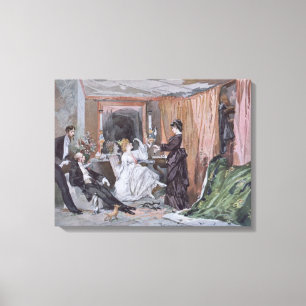 The Dressing Room of Hortense Schneider Canvas Print