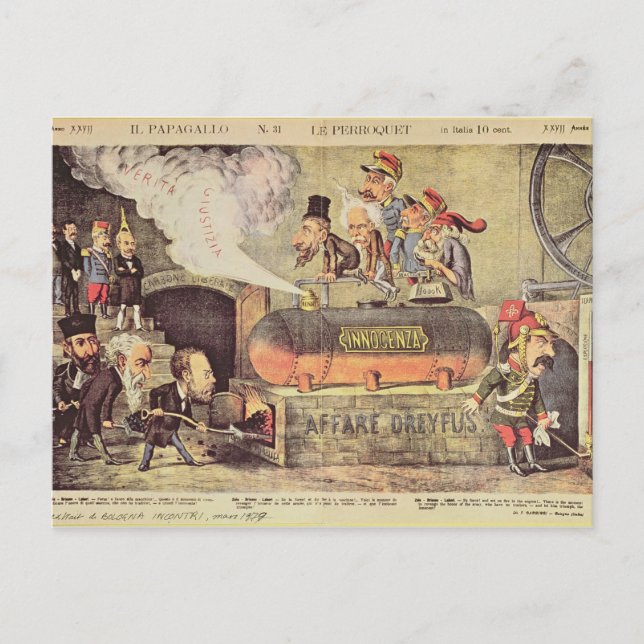 The Dreyfus Affair Postcard (Front)