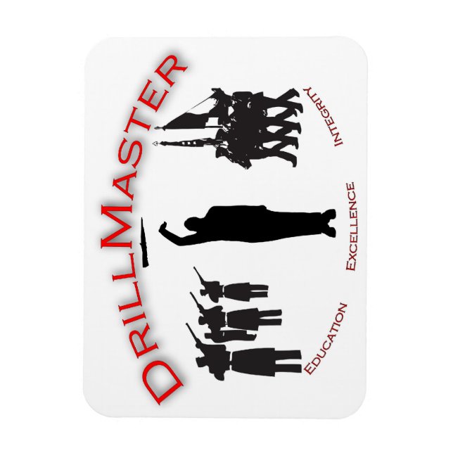 The DrillMaster Logo Magnet (Vertical)
